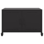 Mueble de TV acero negro 68x39x43,5 cm en Muebles TV | Comprar online en Foru.es