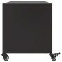 Mueble de TV acero negro 68x39x43,5 cm en Muebles TV | Comprar online en Foru.es
