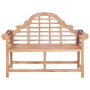 Banco de jardín madera maciza de teca 127x58,5x92,5 cm de vidaXL, Bancos de jardín - Ref: Foro24-319152, Precio: 374,23 €, De...