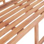 Banco de jardín madera maciza de teca 127x58,5x92,5 cm de vidaXL, Bancos de jardín - Ref: Foro24-319152, Precio: 374,23 €, De...