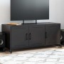 Mueble para TV acero negro 100,5x39x43,5 cm en Muebles TV | Comprar online en Foru.es