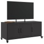Mueble para TV acero negro 100,5x39x43,5 cm en Muebles TV | Comprar online en Foru.es