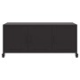 Mueble para TV acero negro 100,5x39x43,5 cm en Muebles TV | Comprar online en Foru.es