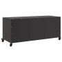 Mueble para TV acero negro 100,5x39x43,5 cm en Muebles TV | Comprar online en Foru.es
