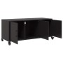 Mueble para TV acero negro 100,5x39x43,5 cm en Muebles TV | Comprar online en Foru.es