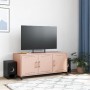 Mueble de TV acero rosa 100,5x39x43,5 cm en Muebles TV | Comprar online en Foru.es