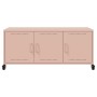 Mueble de TV acero rosa 100,5x39x43,5 cm en Muebles TV | Comprar online en Foru.es
