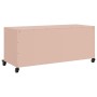Mueble de TV acero rosa 100,5x39x43,5 cm en Muebles TV | Comprar online en Foru.es