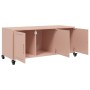 Mueble de TV acero rosa 100,5x39x43,5 cm en Muebles TV | Comprar online en Foru.es