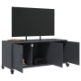 Mueble de TV acero gris antracita 100,5x39x43,5 cm en Muebles TV | Comprar online en Foru.es