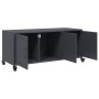 Mueble de TV acero gris antracita 100,5x39x43,5 cm en Muebles TV | Comprar online en Foru.es