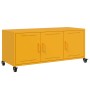 Mueble de TV de acero amarillo mostaza 100,5x39x43,5 cm en Muebles TV | Comprar online en Foru.es