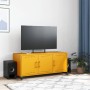 Mueble de TV de acero amarillo mostaza 100,5x39x43,5 cm en Muebles TV | Comprar online en Foru.es