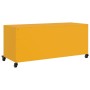Mueble de TV de acero amarillo mostaza 100,5x39x43,5 cm en Muebles TV | Comprar online en Foru.es