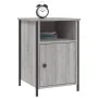 Mesitas de noche 2 uds madera contrachapada gris 40x42x60 cm de vidaXL, Mesitas de noche - Ref: Foro24-825920, Precio: 73,74 ...