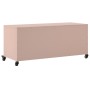 Mueble de TV acero rosa 100,5x39x43,5 cm en Muebles TV | Comprar online en Foru.es