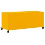 Mueble de TV de acero amarillo mostaza 100,5x39x43,5 cm en Muebles TV | Comprar online en Foru.es