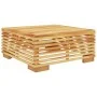 Mesa de centro para jardín madera maciza teca 69,5x69,5x31 cm de vidaXL, Sofás modulares de exterior - Ref: Foro24-319162, Pr...