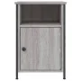 Mesitas de noche 2 uds madera contrachapada gris 40x42x60 cm de vidaXL, Mesitas de noche - Ref: Foro24-825920, Precio: 73,74 ...