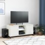 Mueble de TV acero blanco 100,5x39x43,5 cm en Muebles TV | Comprar online en Foru.es
