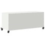 Mueble de TV acero blanco 100,5x39x43,5 cm en Muebles TV | Comprar online en Foru.es