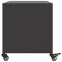 Mueble de TV acero negro 68x39x43,5 cm en Muebles TV | Comprar online en Foru.es