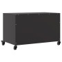 Mueble de TV acero negro 68x39x43,5 cm en Muebles TV | Comprar online en Foru.es