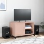 Mueble de TV acero rosa 68x39x43,5 cm en Muebles TV | Comprar online en Foru.es