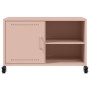 Mueble de TV acero rosa 68x39x43,5 cm en Muebles TV | Comprar online en Foru.es