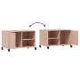 Mueble de TV acero rosa 68x39x43,5 cm en Muebles TV | Comprar online en Foru.es