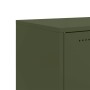 Mueble de TV de acero verde oliva 68x39x43,5 cm en Muebles TV | Comprar online en Foru.es