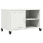 Mueble de TV acero blanco 68x39x43,5 cm en Muebles TV | Comprar online en Foru.es