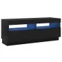 Mueble de TV con luces LED negro 100x35x40 cm de vidaXL, Muebles TV - Ref: Foro24-804455, Precio: 72,29 €, Descuento: %