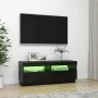 Mueble de TV con luces LED negro 100x35x40 cm de vidaXL, Muebles TV - Ref: Foro24-804455, Precio: 72,29 €, Descuento: %