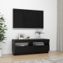 Mueble de TV con luces LED negro 100x35x40 cm de vidaXL, Muebles TV - Ref: Foro24-804455, Precio: 69,74 €, Descuento: %