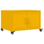 Mesa de centro acero amarillo mostaza 68x50x43,5 cm en Mesas de centro | Comprar online en Foru.es