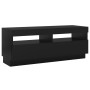 Mueble de TV con luces LED negro 100x35x40 cm de vidaXL, Muebles TV - Ref: Foro24-804455, Precio: 69,74 €, Descuento: %