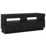 Mueble de TV con luces LED negro 100x35x40 cm de vidaXL, Muebles TV - Ref: Foro24-804455, Precio: 72,29 €, Descuento: %