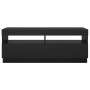 Mueble de TV con luces LED negro 100x35x40 cm de vidaXL, Muebles TV - Ref: Foro24-804455, Precio: 69,74 €, Descuento: %