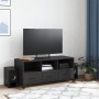 Mueble de TV acero negro 100,5x39x43,5 cm en Muebles TV | Comprar online en Foru.es