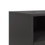 Mueble de TV acero negro 100,5x39x43,5 cm en Muebles TV | Comprar online en Foru.es
