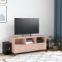 Mueble de TV acero rosa 100,5x39x43,5 cm en Muebles TV | Comprar online en Foru.es