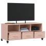 Mueble de TV acero rosa 100,5x39x43,5 cm en Muebles TV | Comprar online en Foru.es