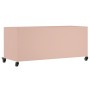 Mueble de TV acero rosa 100,5x39x43,5 cm en Muebles TV | Comprar online en Foru.es