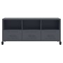 Mueble de TV acero gris antracita 100,5x39x43,5 cm en Muebles TV | Comprar online en Foru.es