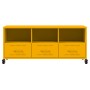 Mueble para TV acero laminado en frío amarillo 100,5x39x43,5 cm en Muebles TV | Comprar online en Foru.es