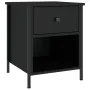 Mesitas de noche 2 uds madera de ingeniería negro 40x42x50 cm de vidaXL, Mesitas de noche - Ref: Foro24-825934, Precio: 74,78...