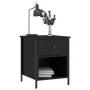 Mesitas de noche 2 uds madera de ingeniería negro 40x42x50 cm de vidaXL, Mesitas de noche - Ref: Foro24-825934, Precio: 74,78...