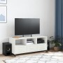 Mueble de TV acero blanco 100,5x39x43,5 cm en Muebles TV | Comprar online en Foru.es