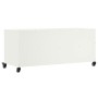 Mueble de TV acero blanco 100,5x39x43,5 cm en Muebles TV | Comprar online en Foru.es